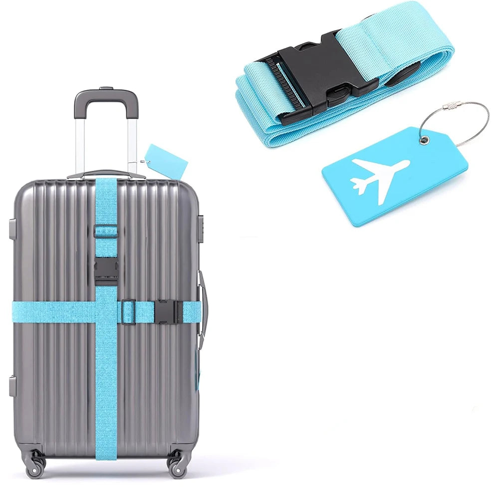 Adjustable Luggage Strap Set