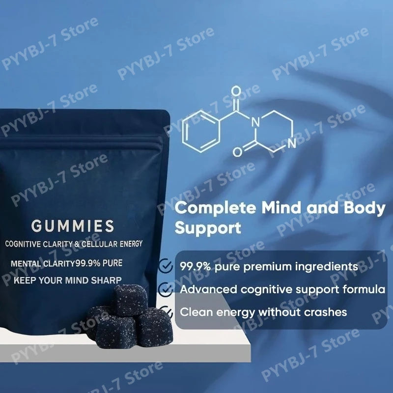 Brain Support Gummies - Vitamins & Natural Extracts for Daily Wellness