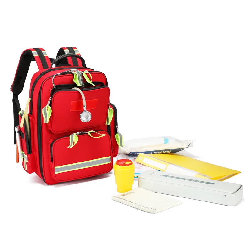 First Aid Backpack - Large Capacity Storage