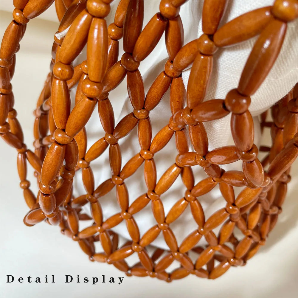 Woven Beaded Handbag