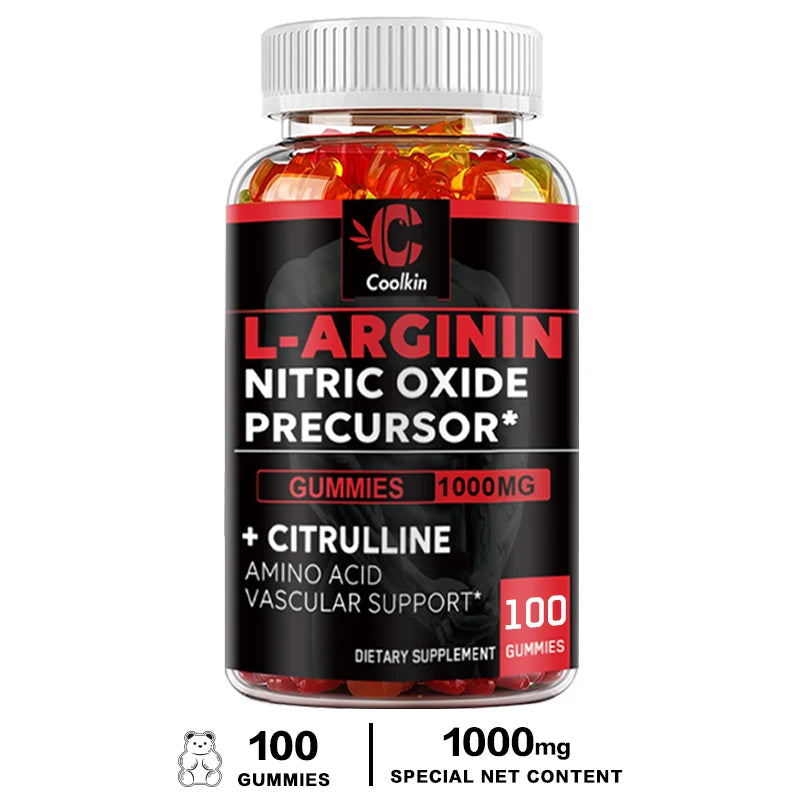 L-Arginine Supplement - Muscle Strength & Blood Flow Support