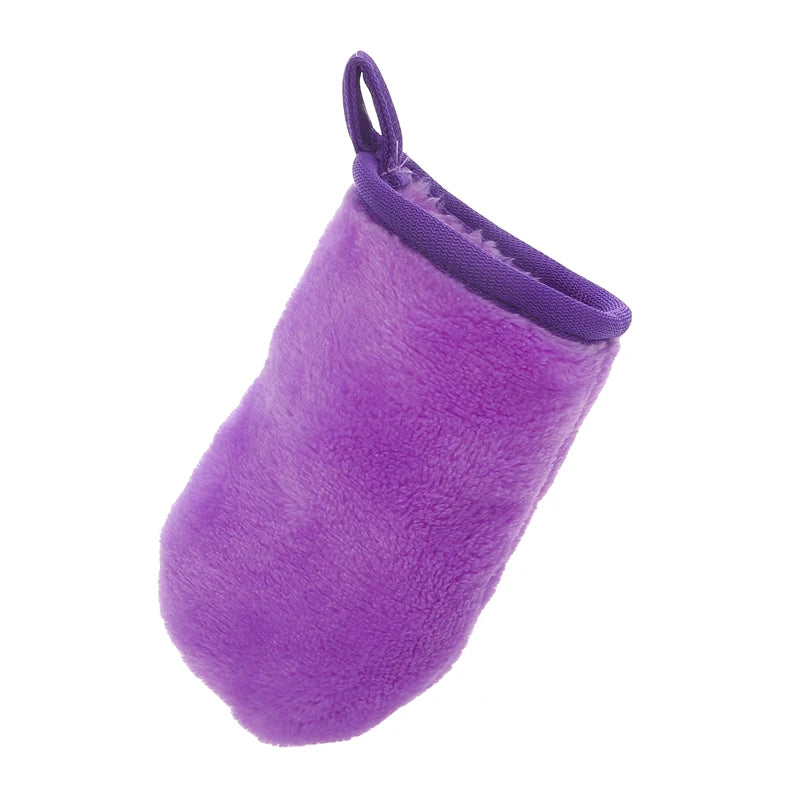 Reusable Microfiber Makeup Remover Gloves
