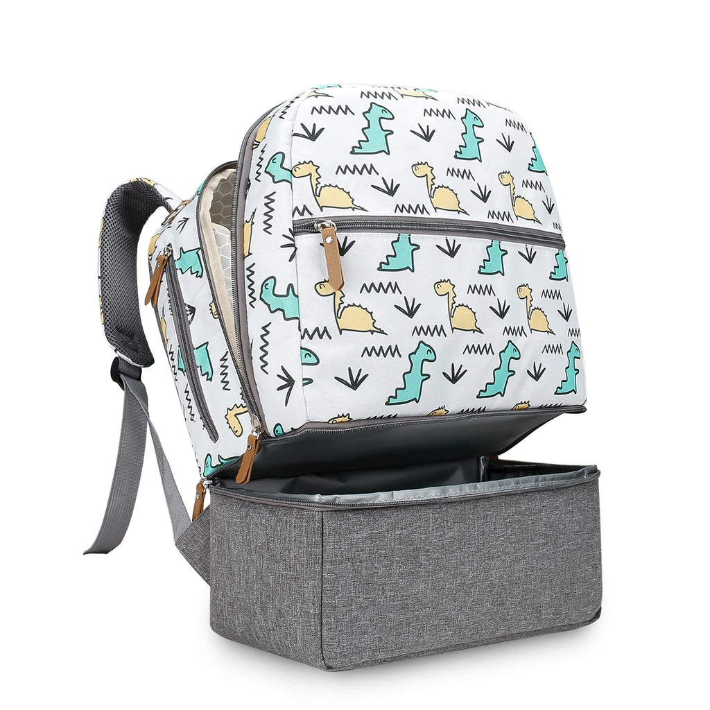 Breast Pump Bag with Insulated Cooler Compartment