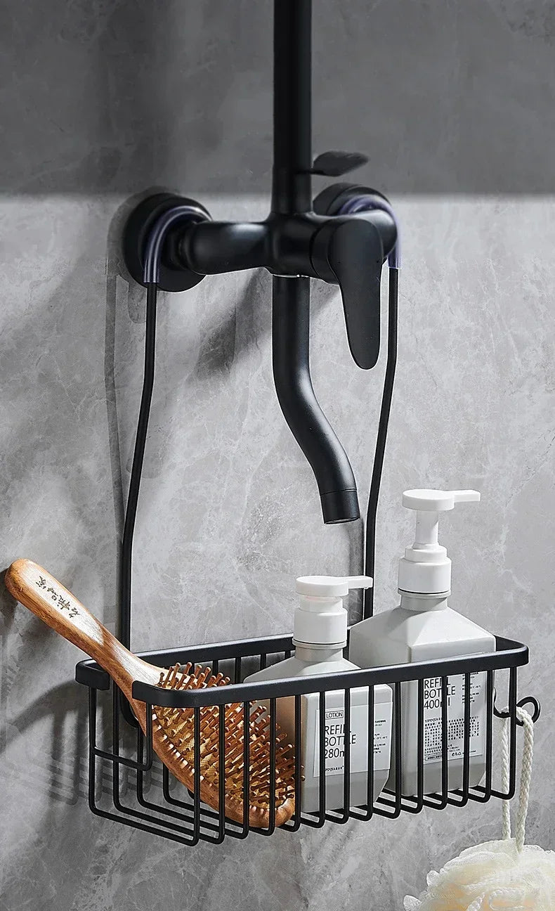Shower Storage Basket – Wall-Mounted Bathroom Organiser