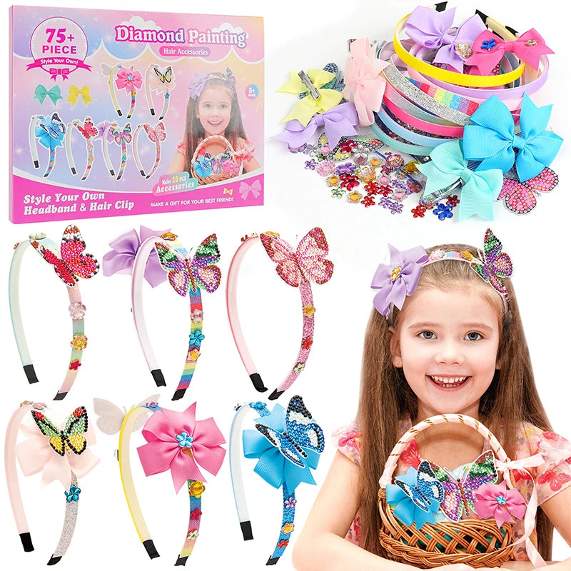 Girls Headband Making Kit – DIY Arts & Crafts Set