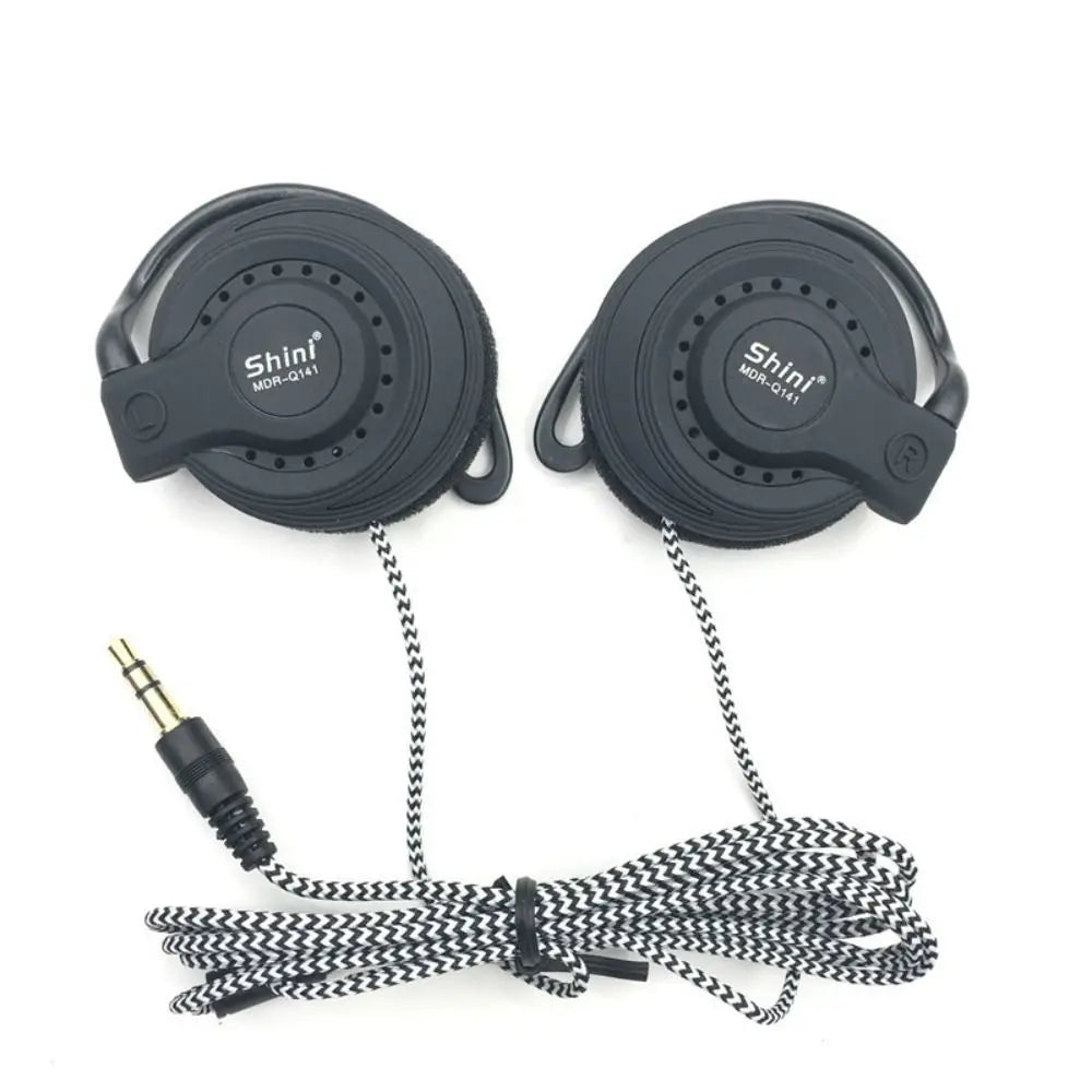 Sweatproof Ear Hook Earphones with Super Bass & Noise Cancelling