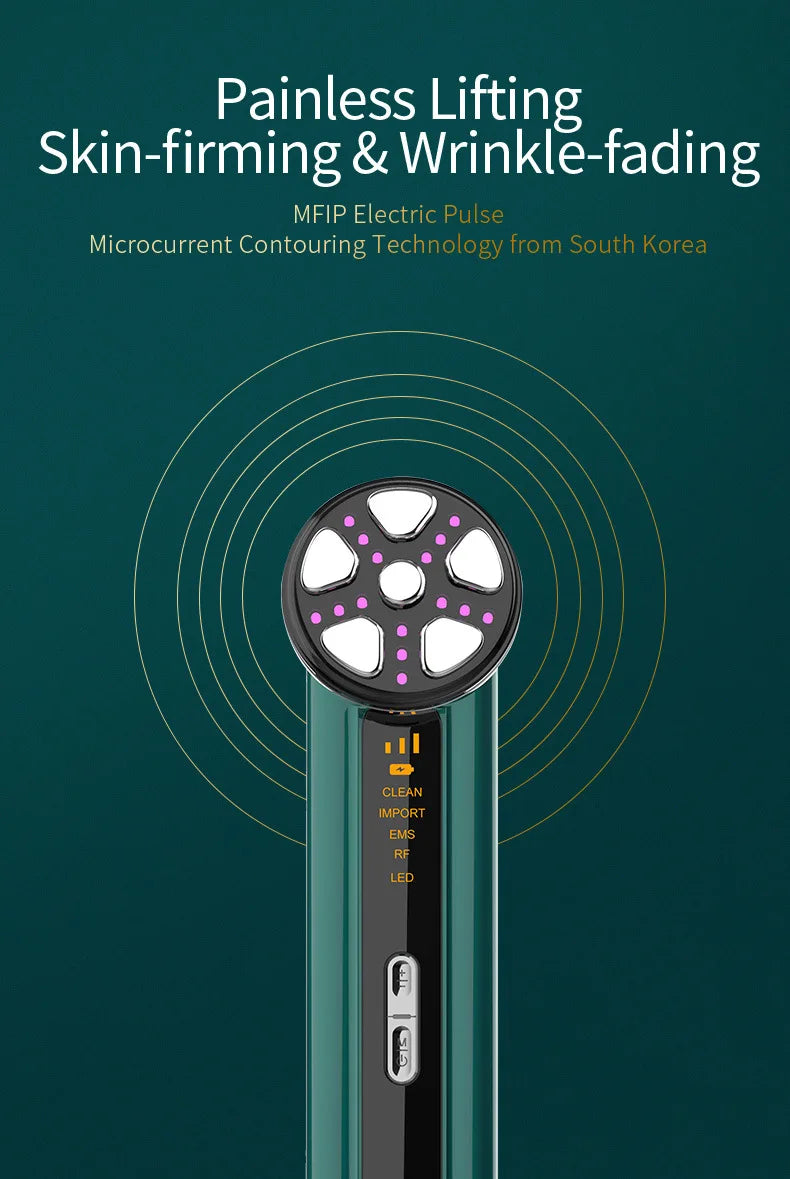 Microcurrent Facial & Neck Device - LED Photon Rejuvenation