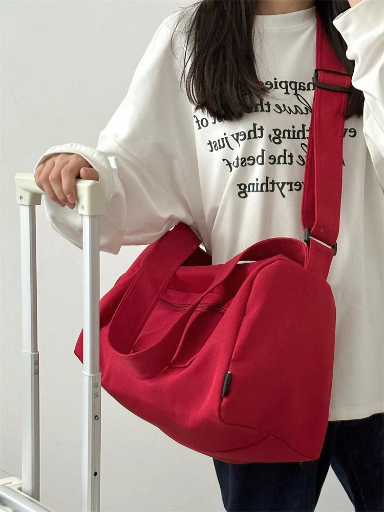 Canvas Shoulder Tote Bag