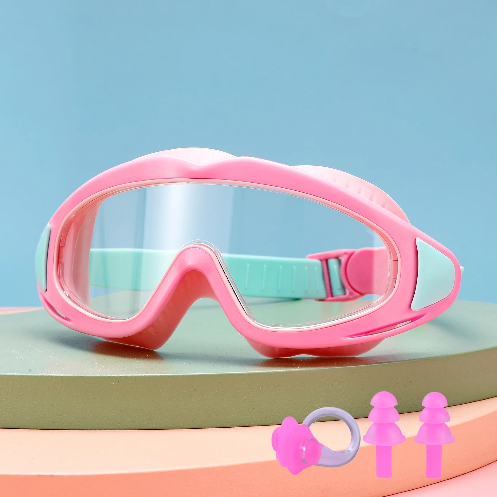 Kids Anti-Fog UV-Protection Swimming Goggles