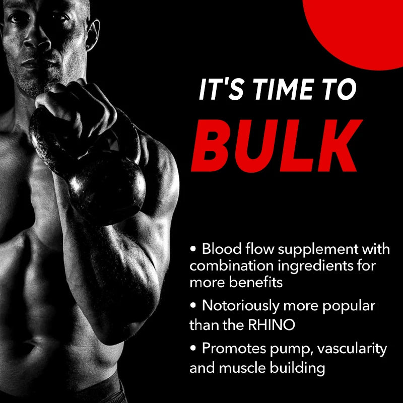 L-Arginine Supplement - Muscle Strength & Blood Flow Support