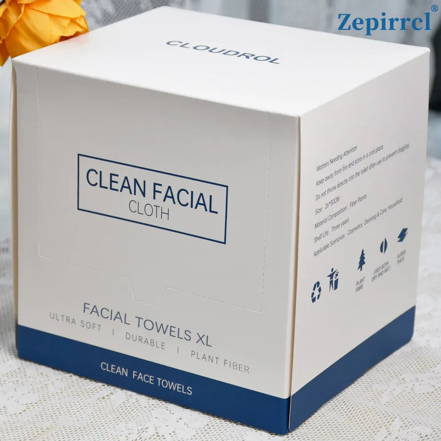 Thickened Disposable Face Towels – 40 Wipes per Box