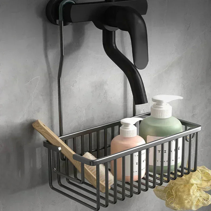 Shower Storage Basket – Wall-Mounted Bathroom Organiser