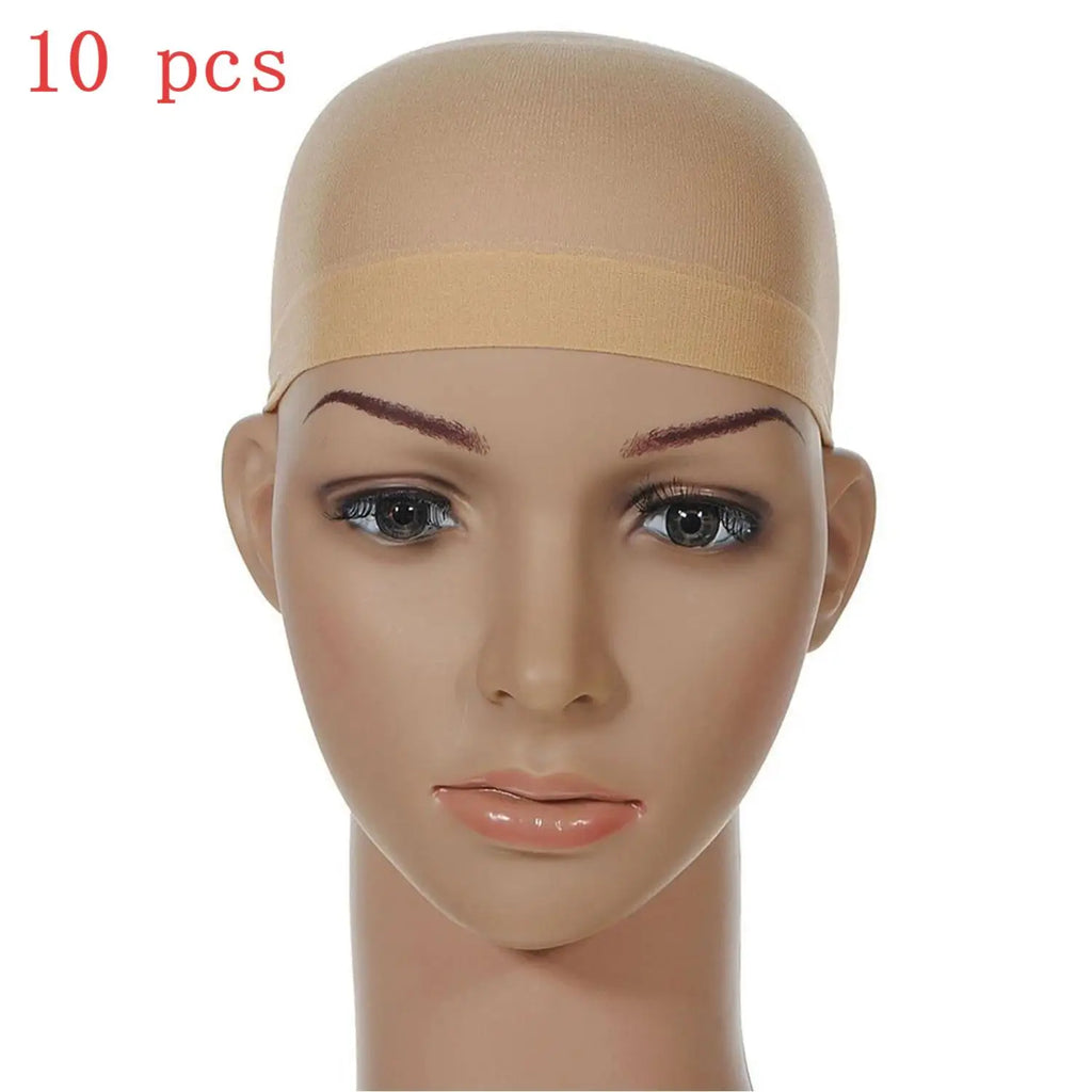 Stretch Mesh Stocking Wig Caps & Hair Nets – Multi-Pack, One Size Fits All