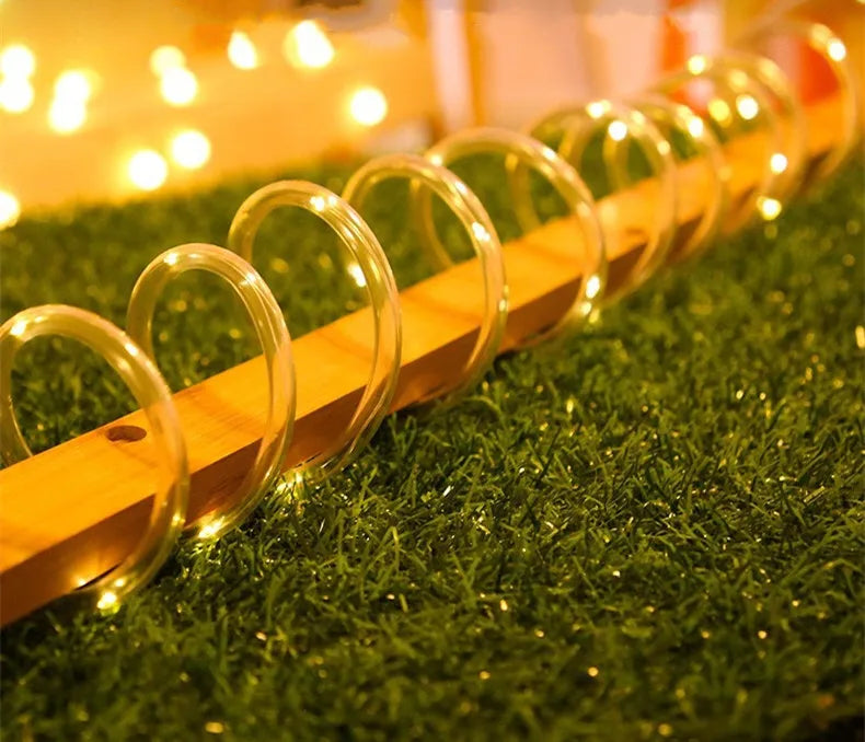 Waterproof Outdoor Solar LED String Lights