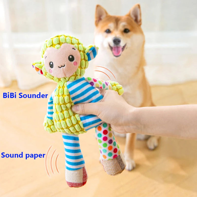 Pet Plush Toy - Interactive Squeaky