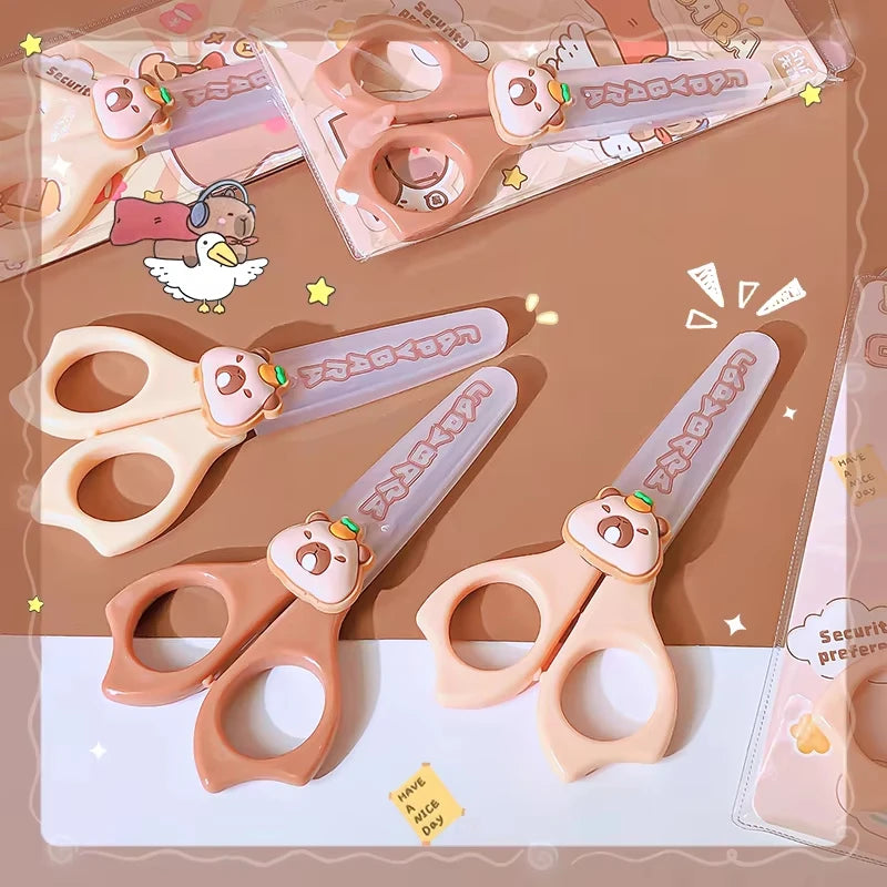 Capybara Mini Craft Scissors for Kids