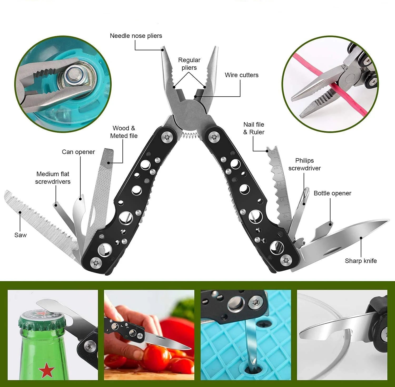 Outdoor Emergency Survival Gear Set - Camping & Hiking