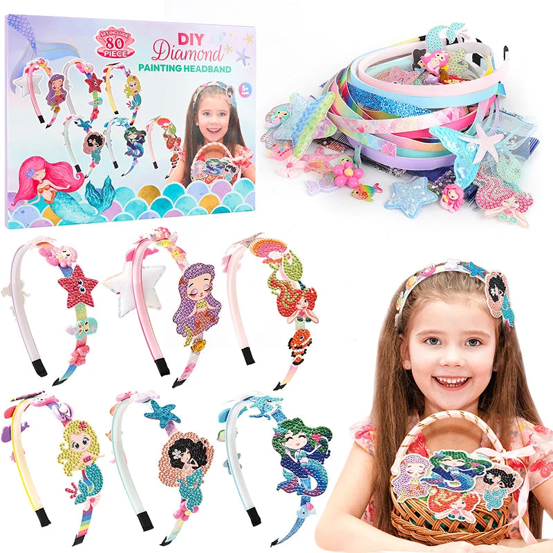 Girls Headband Making Kit – DIY Arts & Crafts Set