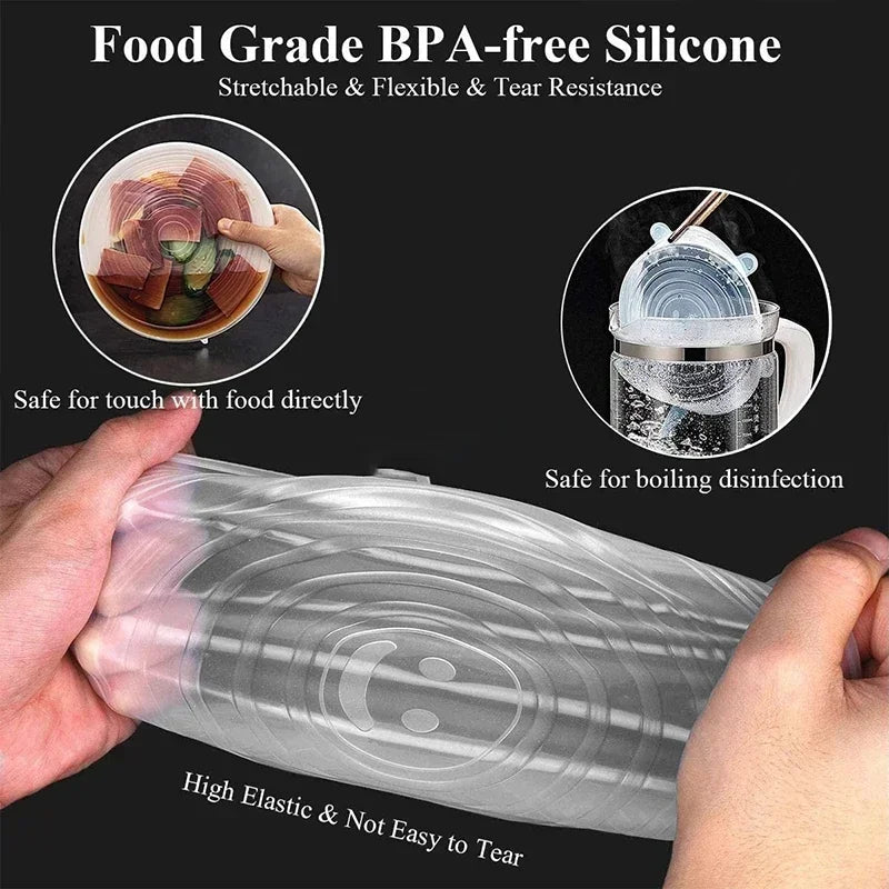 Silicone Stretch Lid - Can Be Reused