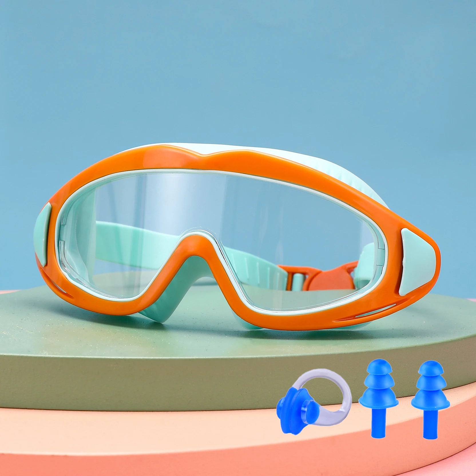 Kids Anti-Fog UV-Protection Swimming Goggles