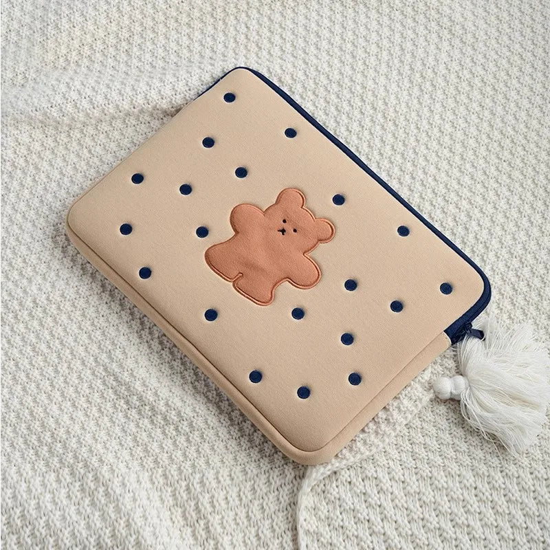 Cute Laptop Sleeve For, MacBook Air Pro 13.3, 13.6, 14, 15, 16, Xiaomi, Huawei, Dell, Asus, HP, Lenovo - 15.6 Inch