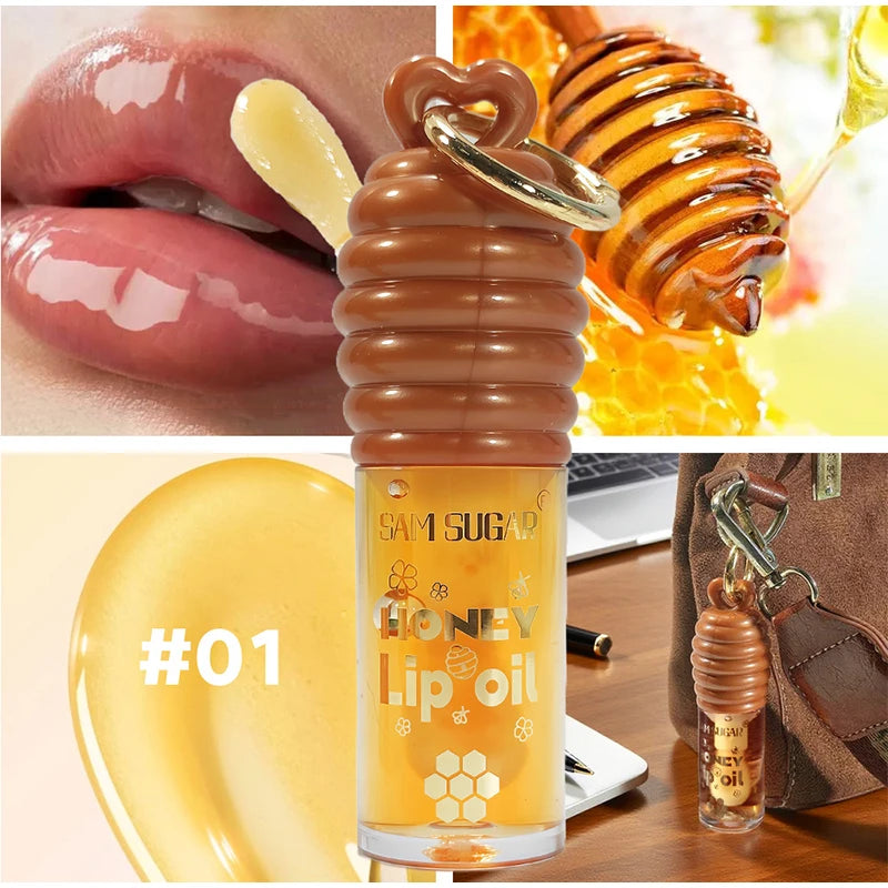 Honey Lip Balm - Longlasting Moisturizing With Transparent Pearlescent