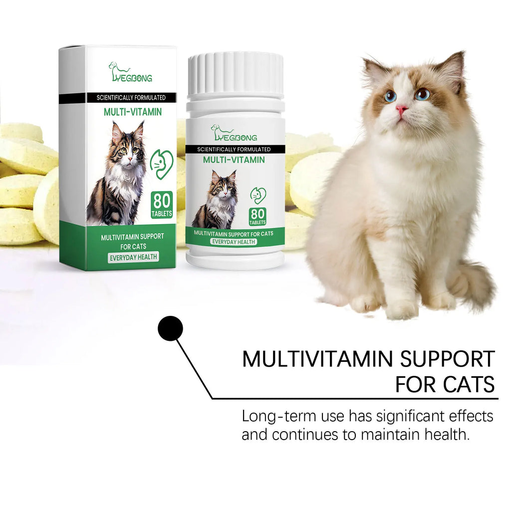 Pet Multivitamin & Mineral Supplement Tablets - Immunity & Health