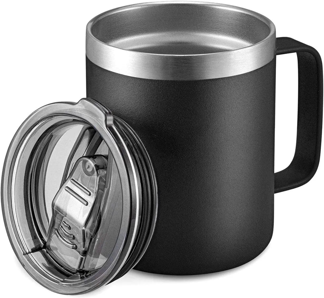 Stainless Steel Insulated Coffee Mug 360ml Tumbler Cup with Lid for Hot & Cold Drinks