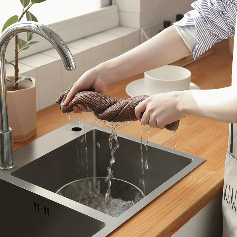 Soft Absorbent Cotton Kitchen Dishcloth