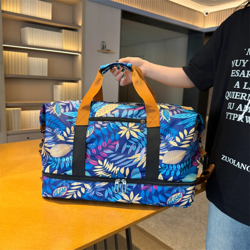 Sports Fitness Bag with Dry-Wet Separation