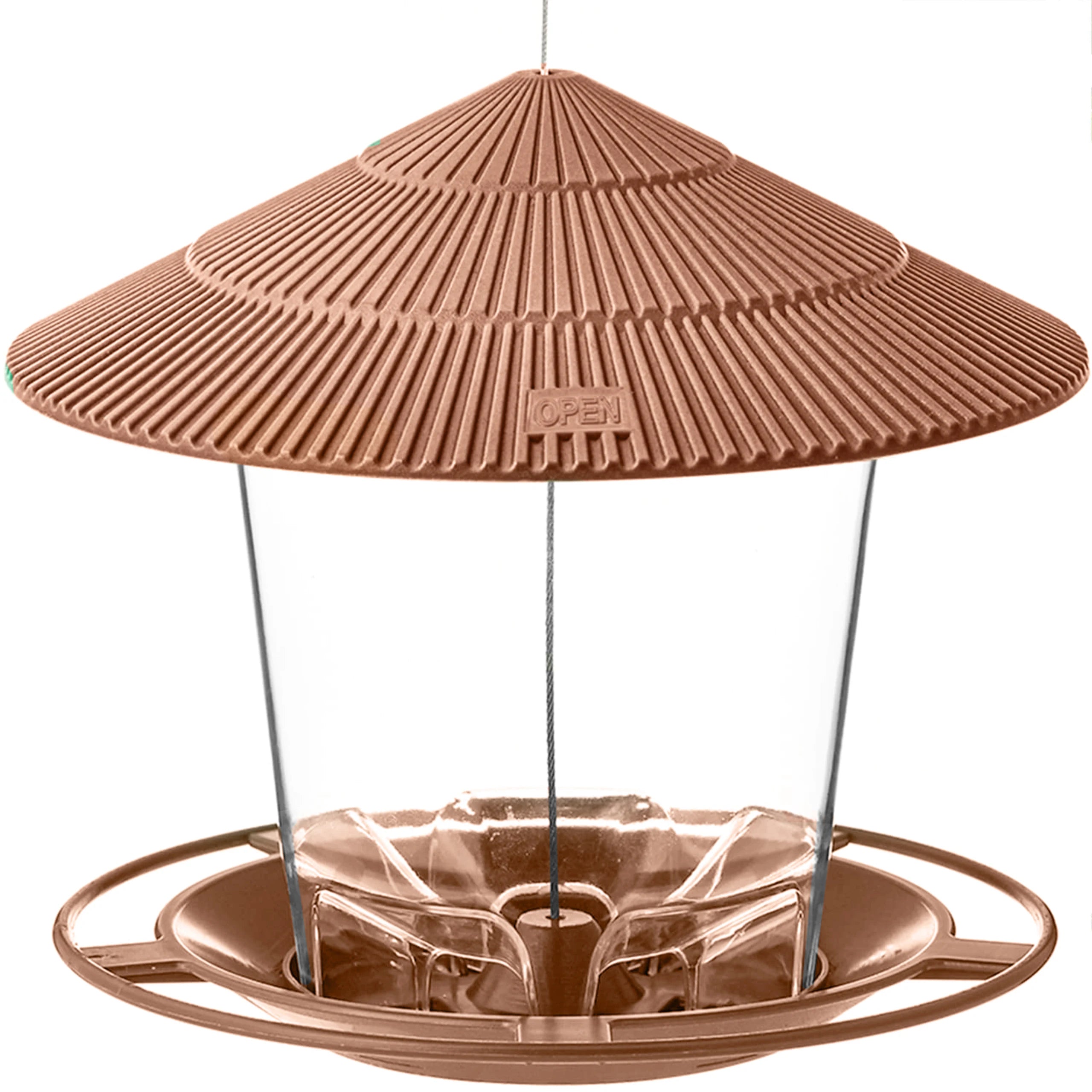 Hanging Outdoor Bird Feeder with Multiple Hole Dispenser