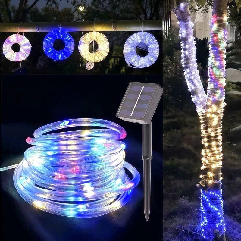 Waterproof Outdoor Solar LED String Lights