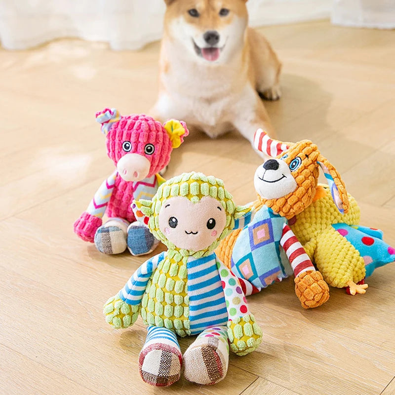 Pet Plush Toy - Interactive Squeaky