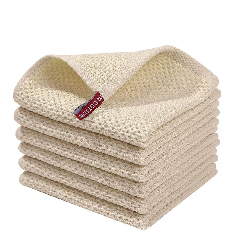 Soft Absorbent Cotton Kitchen Dishcloth
