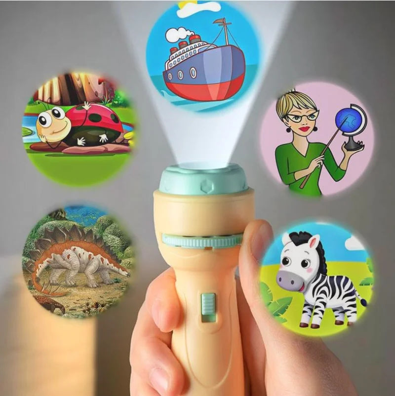 Children's Luminous Cartoon Projector – Night Light Toy