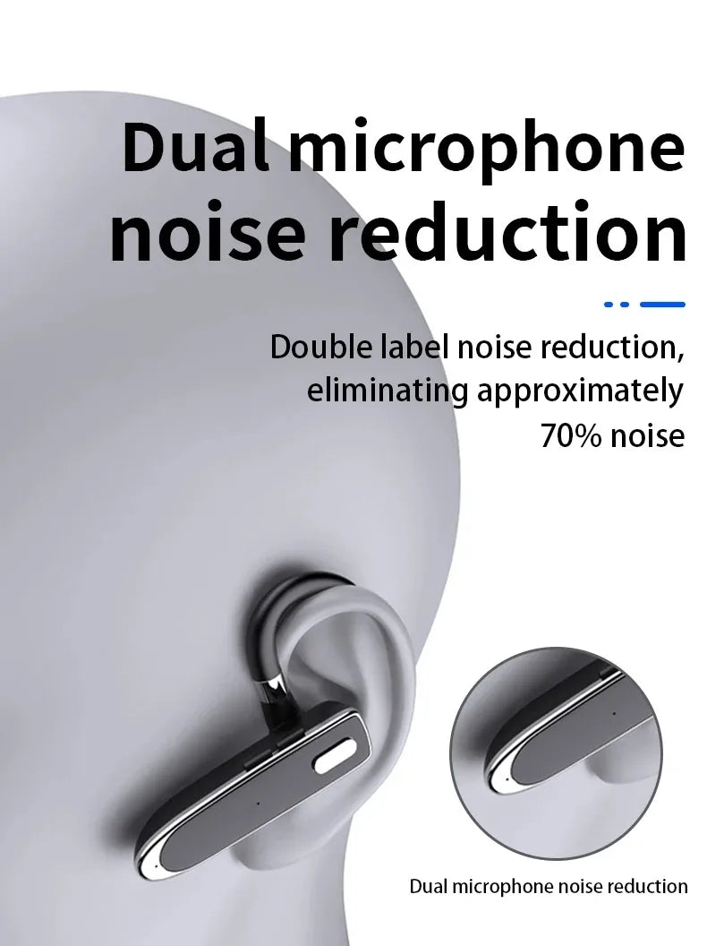 Wireless Bluetooth Earphones with ENC Noise-Cancelling Microphone