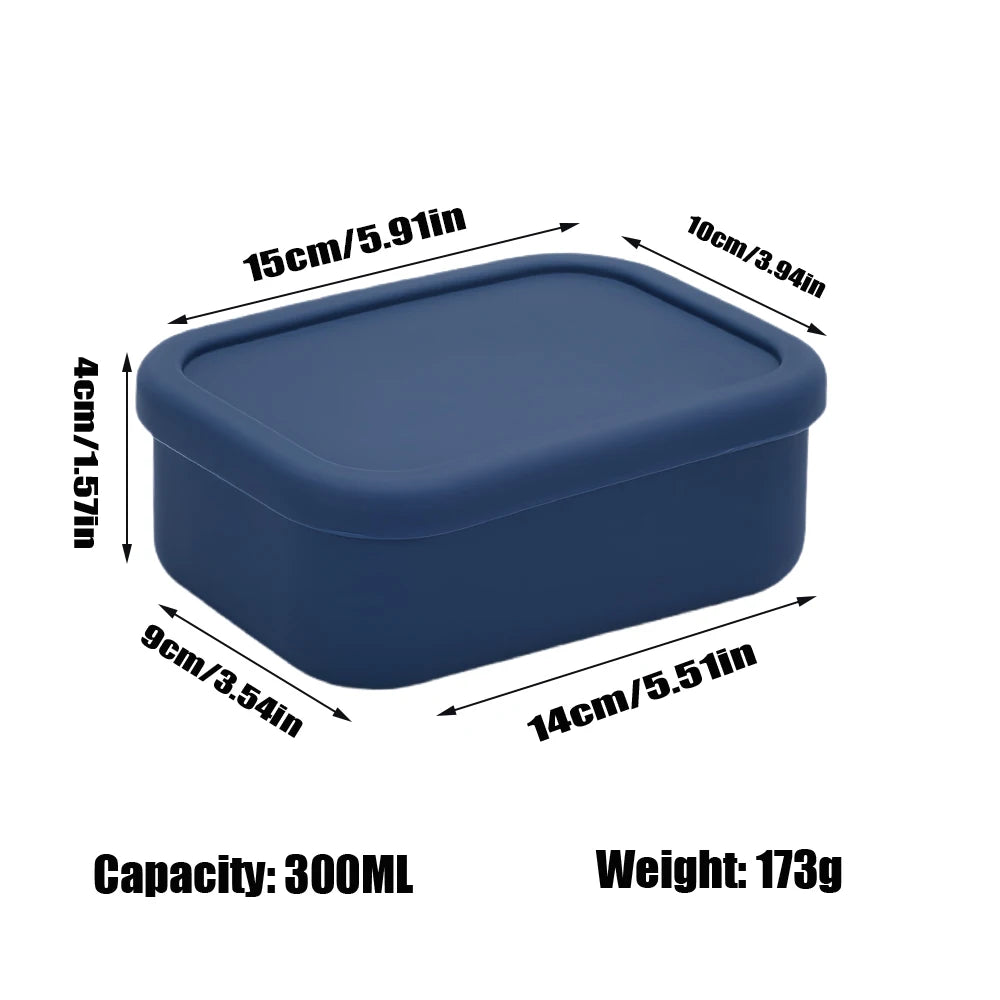 Silicone Food Storage Containers - Airtight, Microwave, Dishwasher, Freezer
