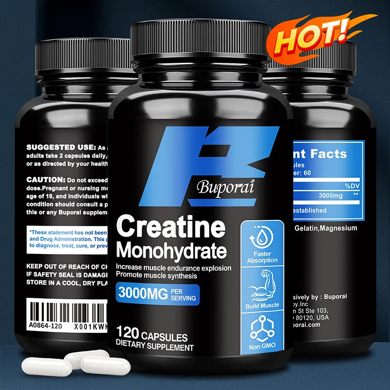 Creatine Monohydrate - Energy, Endurance & Muscle Growth