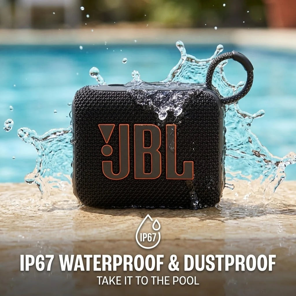 JBL Go 4 Mini Bluetooth Speaker – IP67 Waterproof