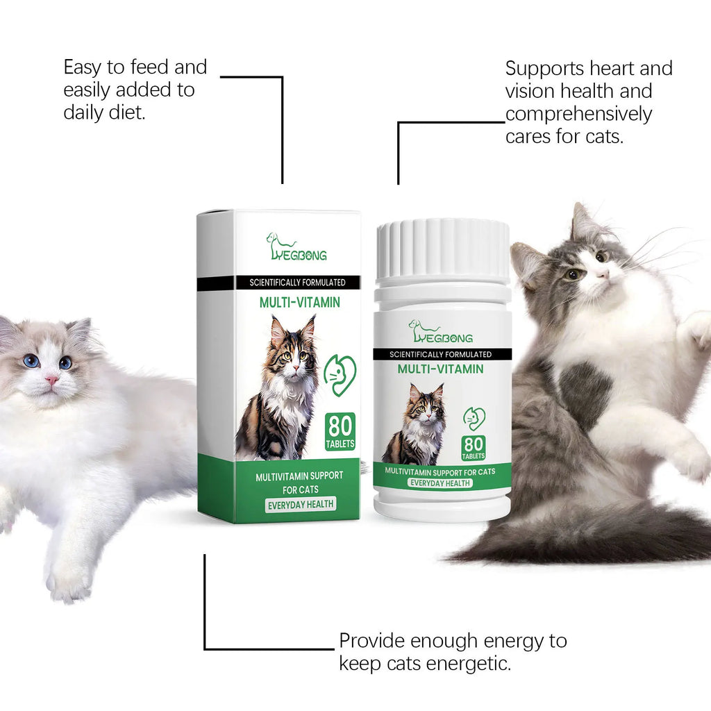 Pet Multivitamin & Mineral Supplement Tablets - Immunity & Health
