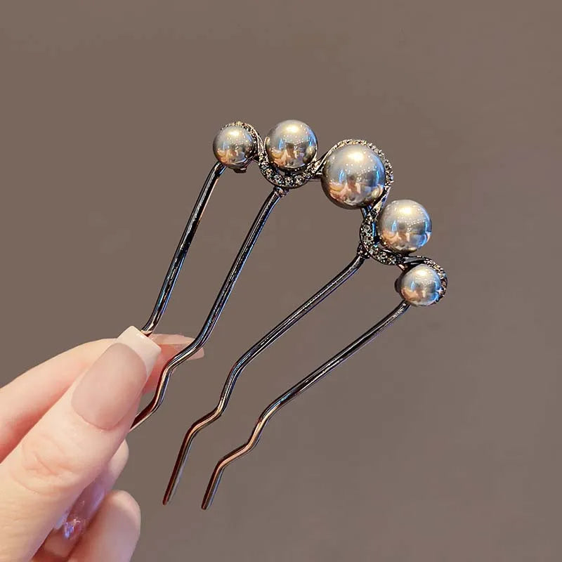 Vintage Pearl U-Shaped Hair Pins & Hair Forks – Bridal & Wedding Accessories