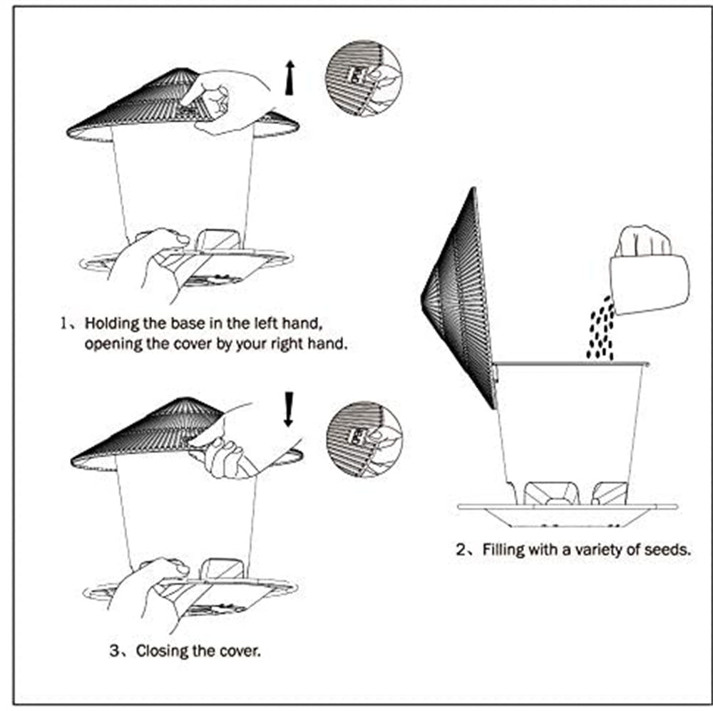Hanging Bird Feeder with Multiple Hole Dispenser