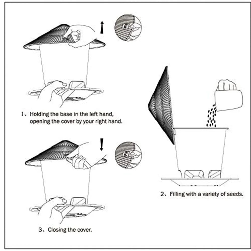 Hanging Bird Feeder with Multiple Hole Dispenser