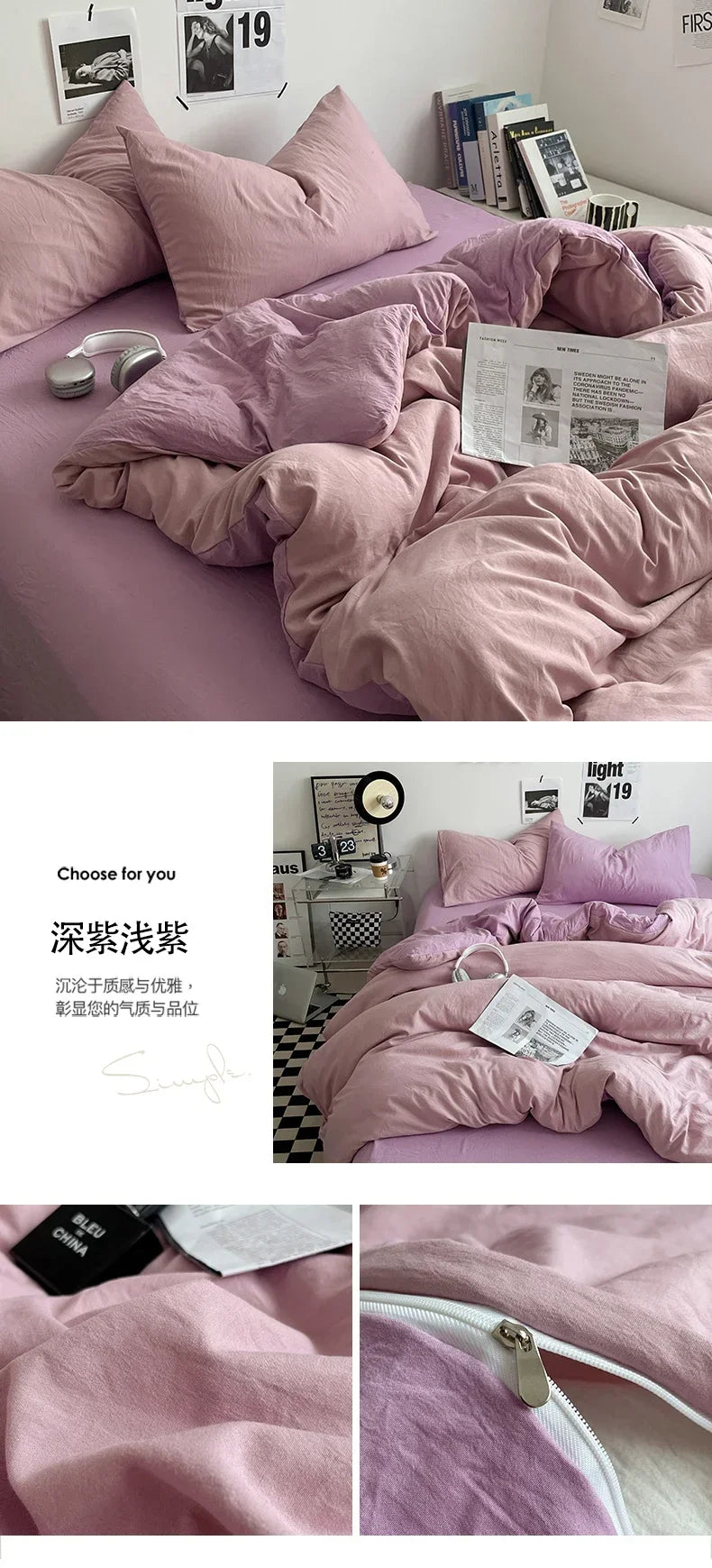 Duvet Cover with pillowcases and sheet