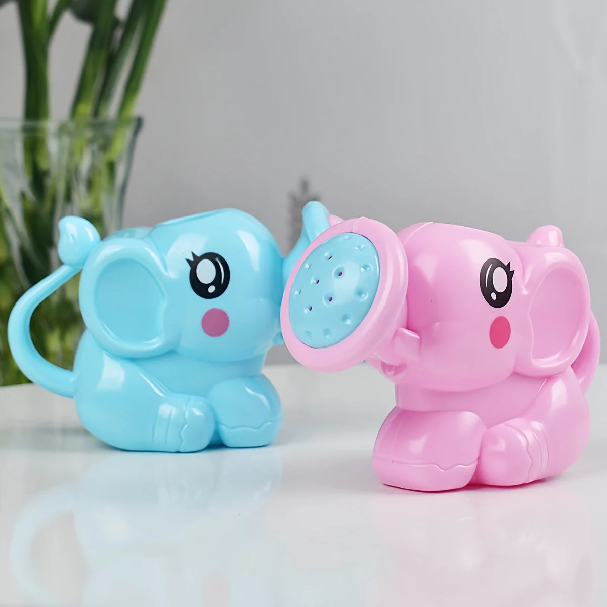 Kids Cartoon Elephant Bath Toy - Shower Kettle Watering Can