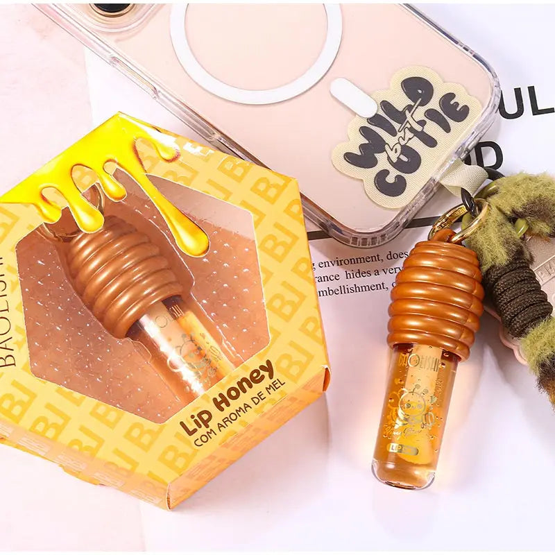 Honey Lip Balm - Longlasting Moisturizing With Transparent Pearlescent