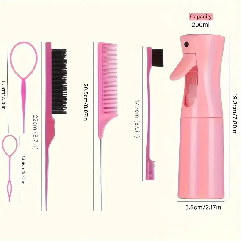 Hairdressing Essentials Tool Set – 6-Piece Salon Styling Kit