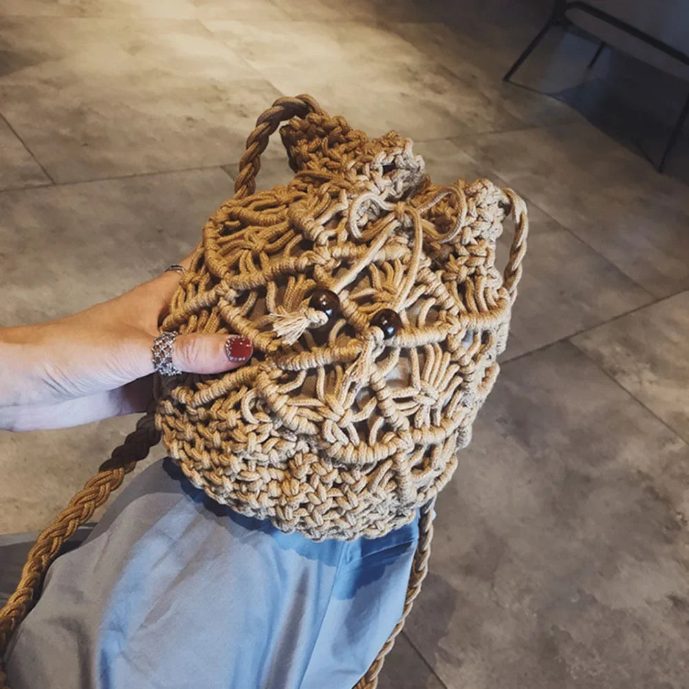 Handmade Women's Bucket Bag – Shoulder & Crossbody