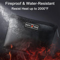 Fireproof Waterproof Document Bags - Liquid Silicone Material Heat Insulation
