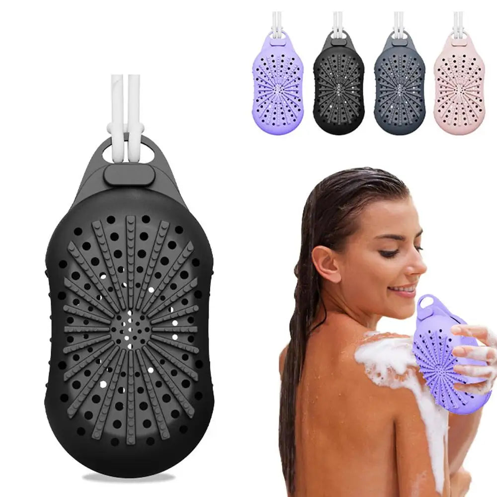 Silicone Soap Saver Bag with Rope for Exfoliating